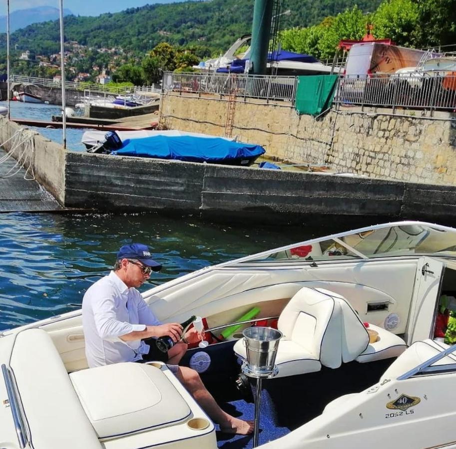 B&B Villa Preziosa Lago Maggiore Lesa Eksteriør bilde