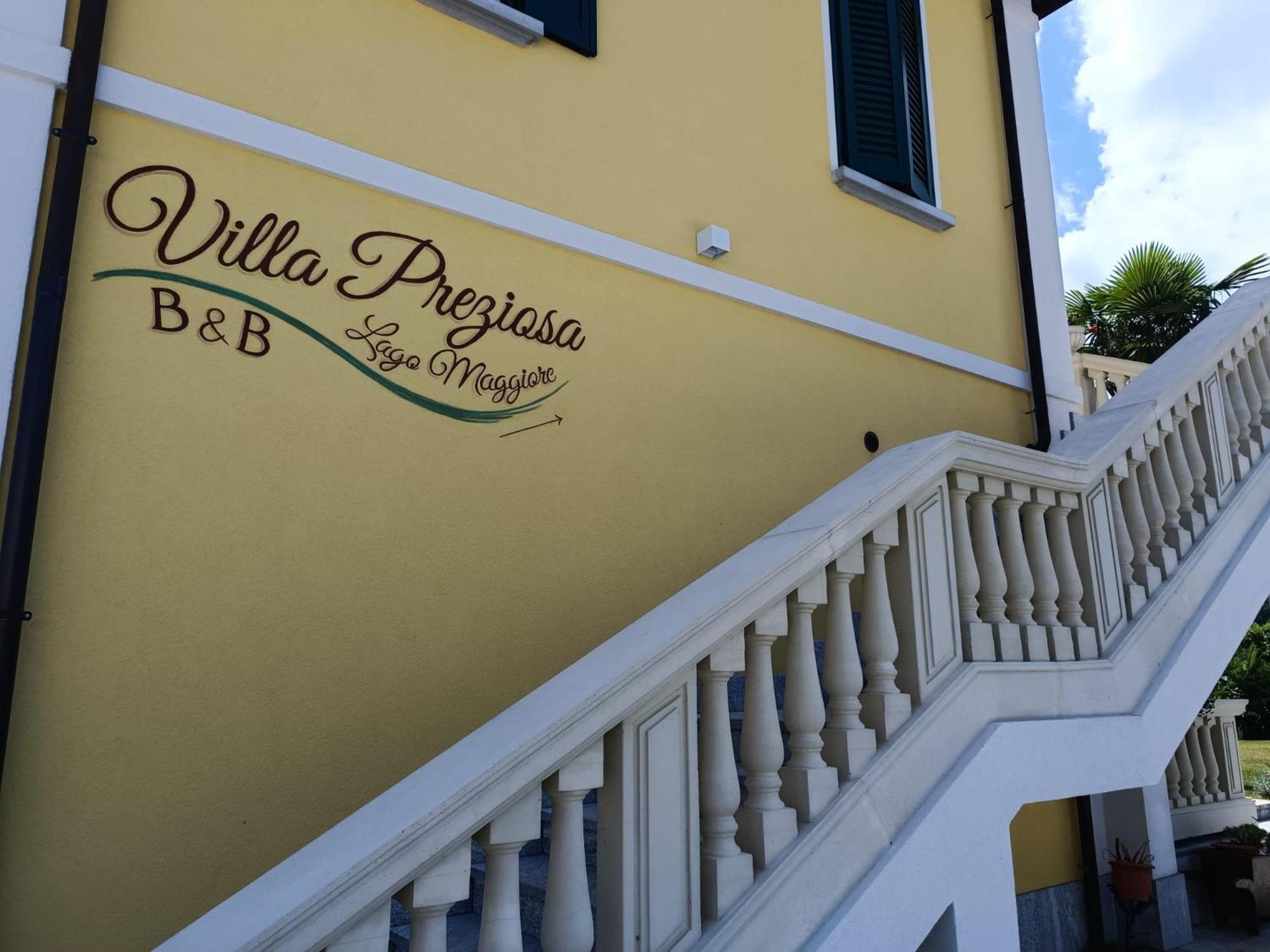 B&B Villa Preziosa Lago Maggiore Lesa Eksteriør bilde